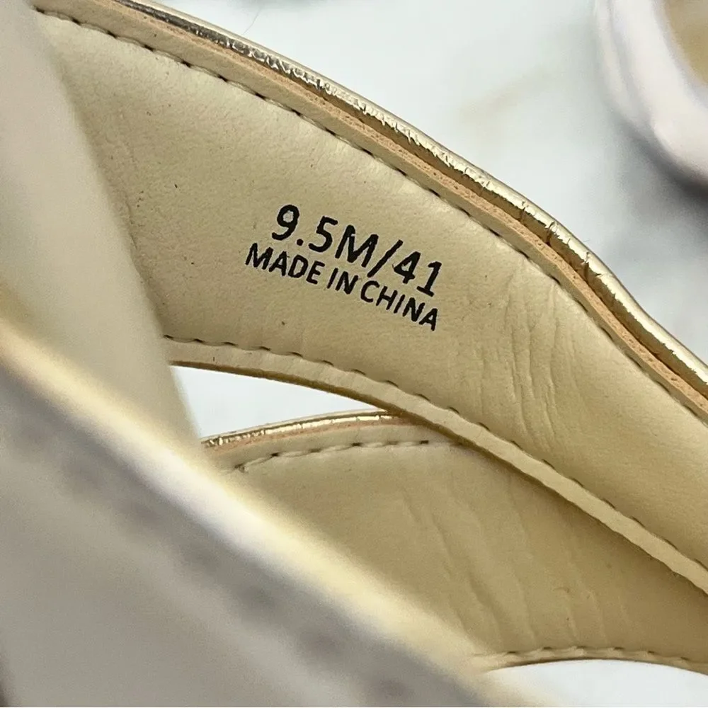 VINCE CAMUTO Selaries Leather Slide Sandal in Warm Vanilla 9.5 NEW - Picture 13 of 16